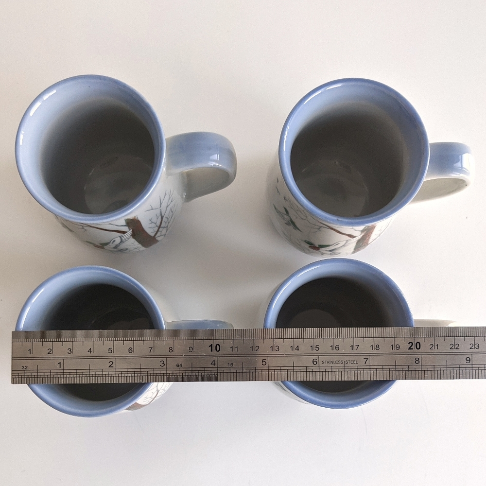 Set of 4 Vintage Otagiri flying ducks mugs - Picture 9 of 9